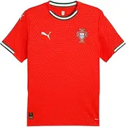 [PUMA] Men's Soccer 2025 Portugal Home & Away Jersey - RE:Fibre Technology, Comfortable Fit, Official Badge