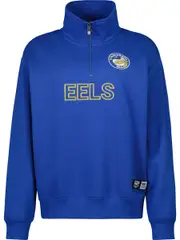Eels NRL Womens 1/4 Zip Sweat Top