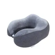 ANYPACK Neck Pillow Dark Gray Memory Foam Slow Rebound Comfortable Sleep Headrest