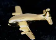 Super Guppy B-377 SG wide bodied cargo Aircraft GOLD HAT PIN UP PILOT CREW WOW