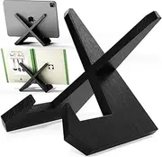 Recipe Book Stand for Cookbook, Wooden Kitchen iPad and Book Holder for Display Stand, Cook Book Stand for Reading Hands Free