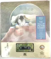 The Tale of Peter Rabbit Meryl Streep Golden Book & Cassette Tape~ NEW!