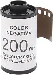 Color Film, 8 Sheets 35mm ISO200 HD Camera Color Film, Wide Exposure, High Contrast Vintage Photo, 135 Format Camera Roll for 135 Camera, Easy to Use