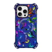 iPhone 16 Pro Bounce Case MagSafe Compatible Hummingbird Rainbow