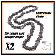 Chainsaw Chain Suit Stihl MS162 30cm/12 Inch Bar Petrol (2 X Chains)