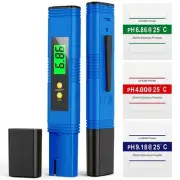 2025 All-New pH Meter for Water - High Accuracy Digital Tester (0.01 Blue