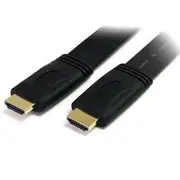 Alogic HDMI-01-MM-V4F 1m Flat HDMI with Ethernet Cable Male to Male High Speed