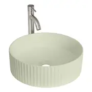 CIBO Sage Green Fluted Round Basin