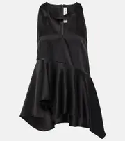 [JW Anderson] JW Anderson Asymmetric satin top UK 10 black