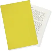 Exacompta Guildhall Square Cut Folder, 315 GSM, Foolscap - Yellow, Pack of 100