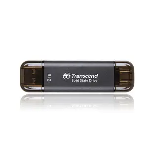 創見 ESD310C 256G 512G 1TB 2TB 行動固態硬碟 USB3.1 Type-C 台灣公司貨 [黑色]