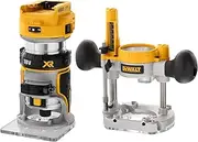 [DEWALT] 18V XR Li-Ion Brushless 8 mm Router with Plunge Base