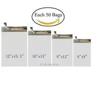 200 Poly Mailers Envelope ~ 4 Sizes ~ Self-Sealing Shipping Bags-ST ShipMailers