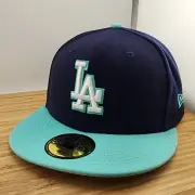 Los Angeles Dodgers Fitted Hat, 60th Side, Cooperstown, New Era 5950 Cap, 7 7/8