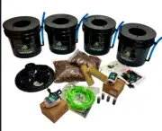3.5G DWC 4pack Kit W/ Propagation Lid. Quality Made In S.D. by growers 4 growers