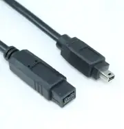 15ft 9 Pin to 4 Pin Firewire-800/400 Bilingual Cable