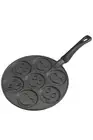 Pancake pan with 7 smiley faces (a)