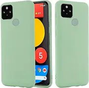 Compatible with Google Pixel 4A 4G Slim Silicone Shockproof Back Case Cover Full Body Cover Slim Phone Case for Google Pixel 4A 4G