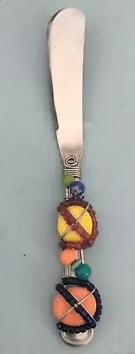 ADCRAFT AVALON BUTTER KNIFE WITH WIRE & BEADS DECORATION HANDLE