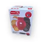 Dash Holiday Multimaker Mini Waffle Maker System with 7 Removable Plates, Red