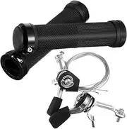 BESPORTBLE 1 Set Transmission Bike Parts Lock Derailleur Cable Handle Bikes Helmets Men with Design Combination Grip Replacement Grips Pedals Bike Accessories Pumps Bike Gear Lever Aluminum