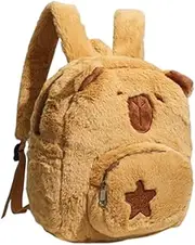Gatuida Cycling Backpack Mini Backpack Backpacks Mini Capybara Bag Backpack Capybara Shoulder Bag Backpack Hiking Cute Capybara Backpack Capybara Mini Bag Chocolate Plush