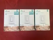(3) TP-Link Smart Wi-Fi Light Switches~New--Free Ship