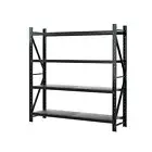 Giantz 2Mx2M Garage Shelving Warehouse Rack Pallet Racking Storage Shelf Black