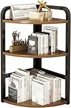 Kids Bookshelf Space Saving Standing Corner Bookshelf Display Shelves 2 or 3-Tier Bookcase for Kitchen Bathroom Office Book Display Shelf