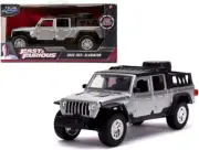 1:32 Jeep Gladiator 2020 Pickup Truck -- Silver -- Fast & Furious JADA