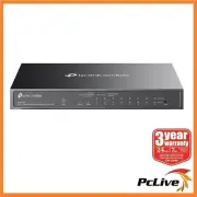 TP-LINK ES210GMP Omada 10-Port Gigabit Easy Managed Switch with 8-Port PoE+