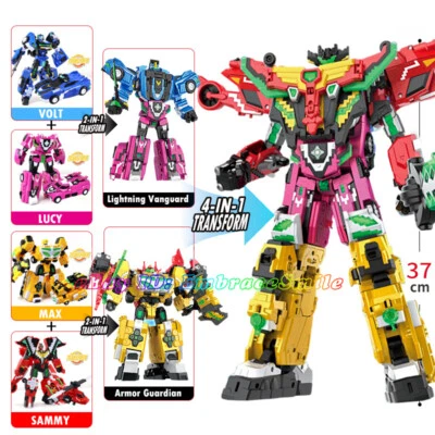 MiniForce Pixelpower PIXEL HYPER King 4 in 1 Transform Robot Vehicle Toy Deluxe