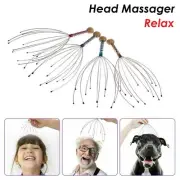 1PCS Head Massager Scratcher Neck Massage Scalp Relax Calm Stress Relief Octopus