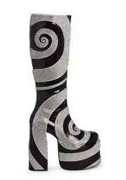 [Current Mood] How Sweet It Is Platform Boots - Silver