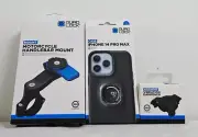 QUAD LOCK KIT APPLE iPHONE 14 PRO MAX Case, Dampener, Handlebar Mount *EXPRESS*