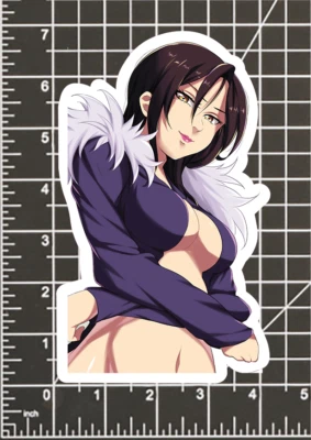 Merlin SEVEN DEADLY SINS STICKER DECAL -Peeker Peeking Hot!- 4 Different Sizes