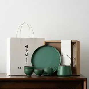 高質感粗陶茶器 隨身茶具組 旅行茶具組 功夫茶具 中式茶具 泡茶壺泡茶用品泡茶組 禮品 送禮