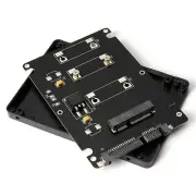 2.5 Inch SATA to mSATA SSD Enclosure Converter Internal / External Adapter F