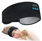 Voerou Sleep Headphones, Adjustable Bluetooth Headband Headphones, Black&grey