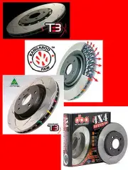 DBA 4x4 T3 Slotted F Rotors 300mm for RANGE ROVER DEFFENDER DISCOVERY CLASSIC