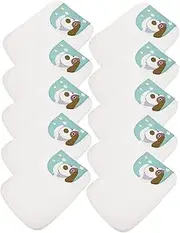 Totority 1set Children's Sweat Towels Towels Burp Cloth Back Pad Cute Sweat Towel Sweat Towel for Sweat Towels Products Sweat Towels White Cotton 10pcs