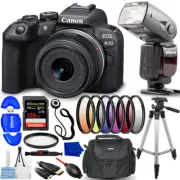 Canon EOS R10 Mirrorless Camera with RF-S 18-45mm f/4.5-6.3 IS STM Lens Bundle