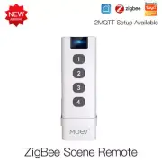 ZigBee Wireless Scene Switch 4 Gang Remote For Tuya Zigbee Hub Required