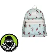 Disney - Mickey & Minnie Mouse Snowball Fight 10” Faux Leather Mini Backpack