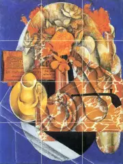 Art Juan Gris Cup Leafs Mural Ceramic Backsplash Bath Tile #1053
