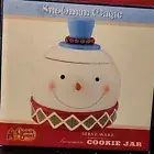 Cookie Jar Cracker Barrel Serve Ware Snowman Magic New In Box