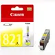CANON CLI-821Y 原廠 (黃色)墨水匣CLI821Y/MP545/IP3680/IP4680/MP368/MP638/MX868/IP4760