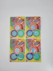 Vintage 1987 Imperial Toy Corp. Hot Color BANGLES Orange Green Purple Bracelet