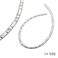 在飛比找momo購物網優惠-【La Jolla】巴黎戀人 純鈦項鍊(女款)