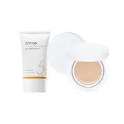 Missha Missha Cotton Sun X Magic Cushion Moist Up Light Beige Set